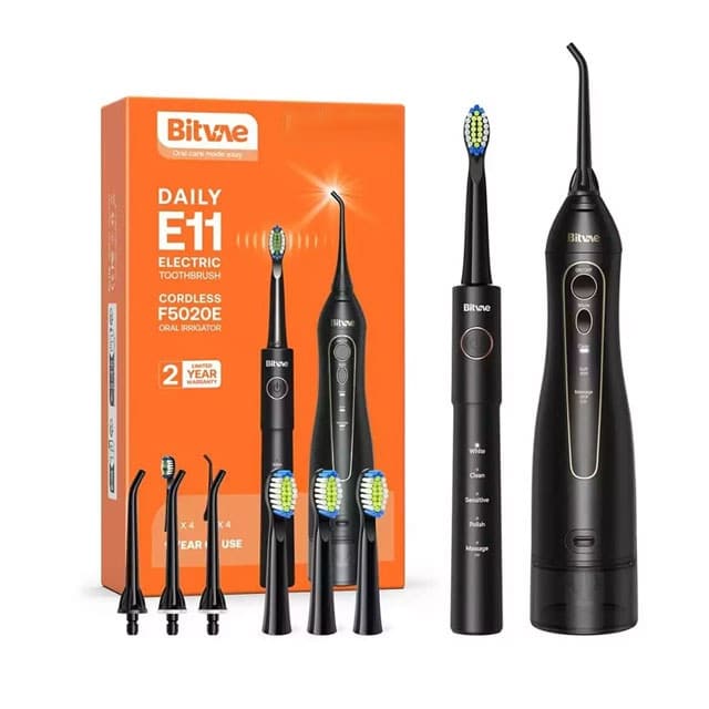 مسواک برقی و واترجت برند bitvae مدل E11+F5020E